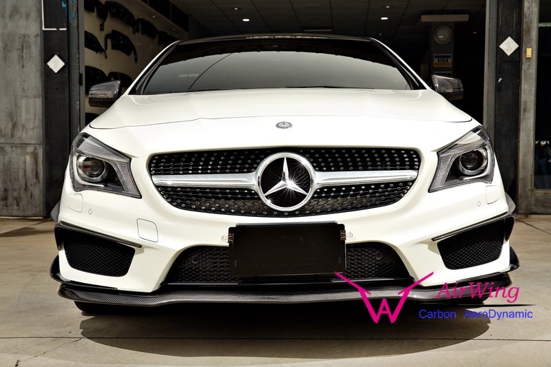 Benz C117-CLA  AMG carbon Front Splitter Insert 04